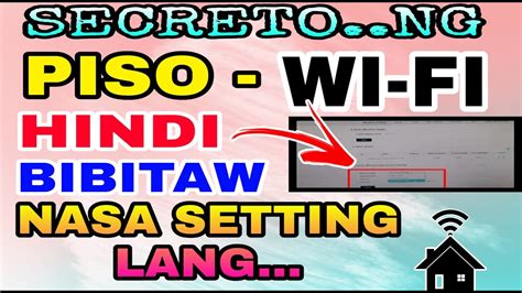 malon piso wifi|PISO WIFI SET UP PINAKAMABILIS KAHIT MALAYO NA .